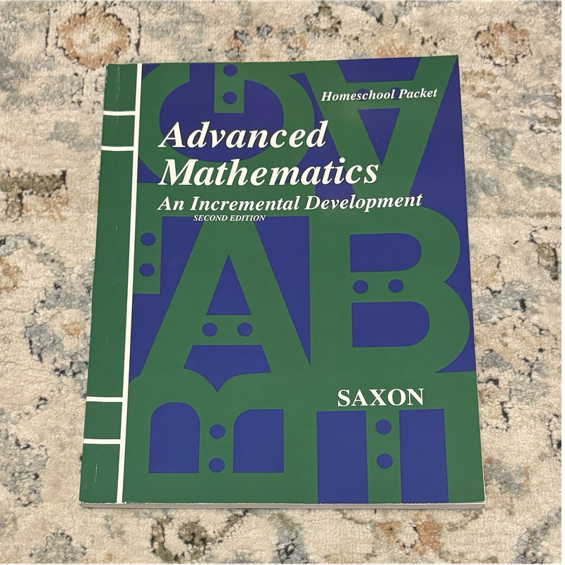 Saxon Advanced Mathematics Second Edition Homeschool Packet Paperback