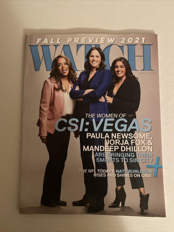 CBS Watch Magazine September October 2021 Fall Preview CSI Vegas Survivor 122p