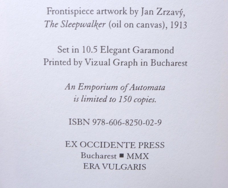 An Emporium of Automata, D.P. Watt - Ex Occidente - Mount Abraxas gallery
