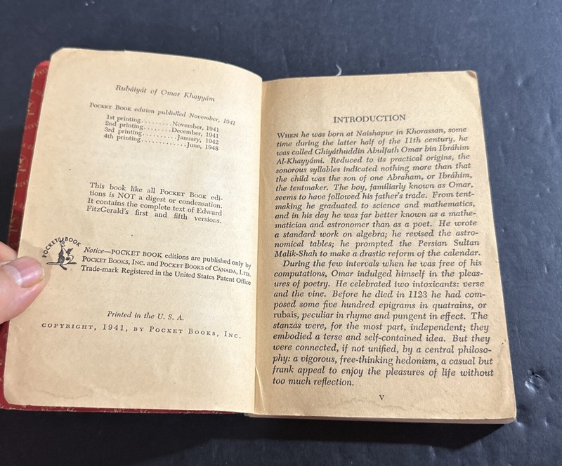 Rubaiyat of Omar Khayyam Illustrated by Edmund Dulac 1948 Pocketbook 4 Print Kl gallery