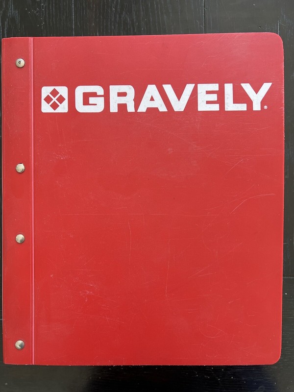 ￼￼ Gravely Side Roller Kit Parts List Part 42154 Form 42156 (9-86)￼ gallery