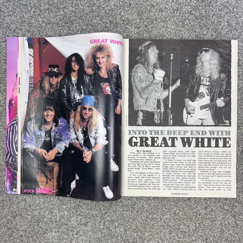 Creem Rock-Shots Magazines January 1990 NKOTB Milli Vanilli Warrant & Skid Row gallery