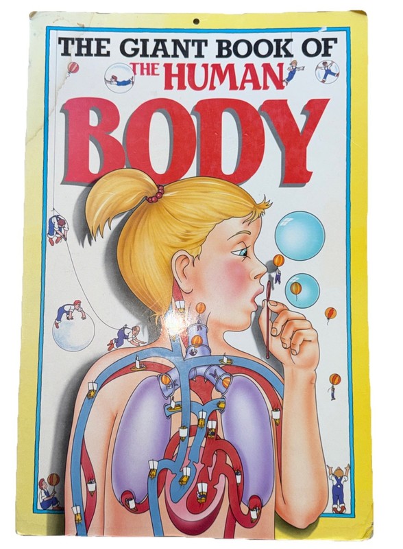 Giant Book Of The Human Body HC Book 1990 Neil Ardley James West ACCEPTABLE