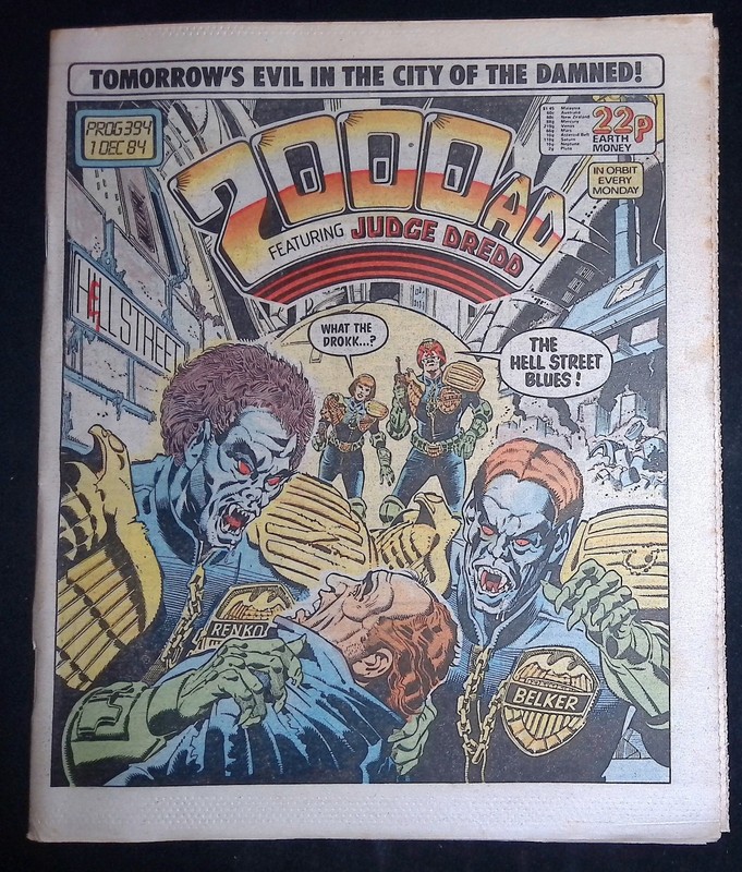 2000AD Prog #394 Bronze Age IPC Magazines 1 December 1984 VF-