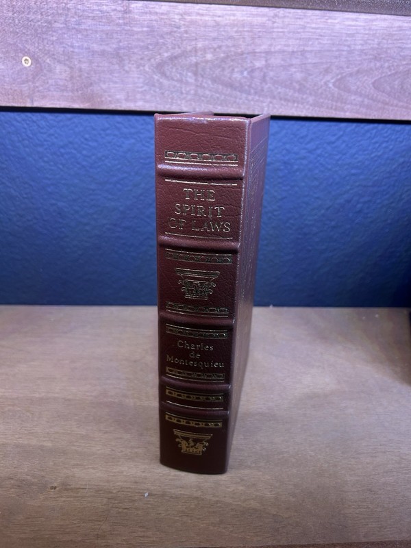 Easton Press THE SPIRIT OF LAWS by Charles de Montesquieu Collector Leather Gold