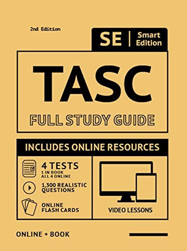 TASC FULL STUDY GUIDE 2ND EDITION 2020-2021: TEST By Smart Edition **Excellent**