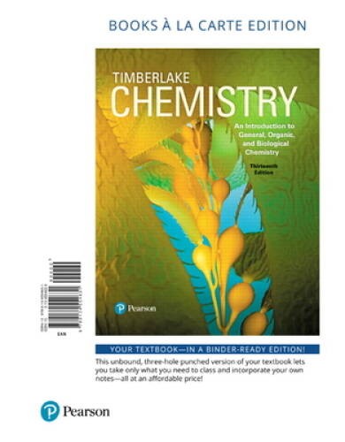 Chemistry: An Introduction to General, Organic, and Biological Chemi – VERY GOOD