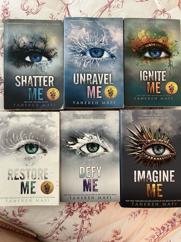 Complete Shatter Me Series by Tahereh Mafi – Books 1–6 (Young Adult Dystopian)