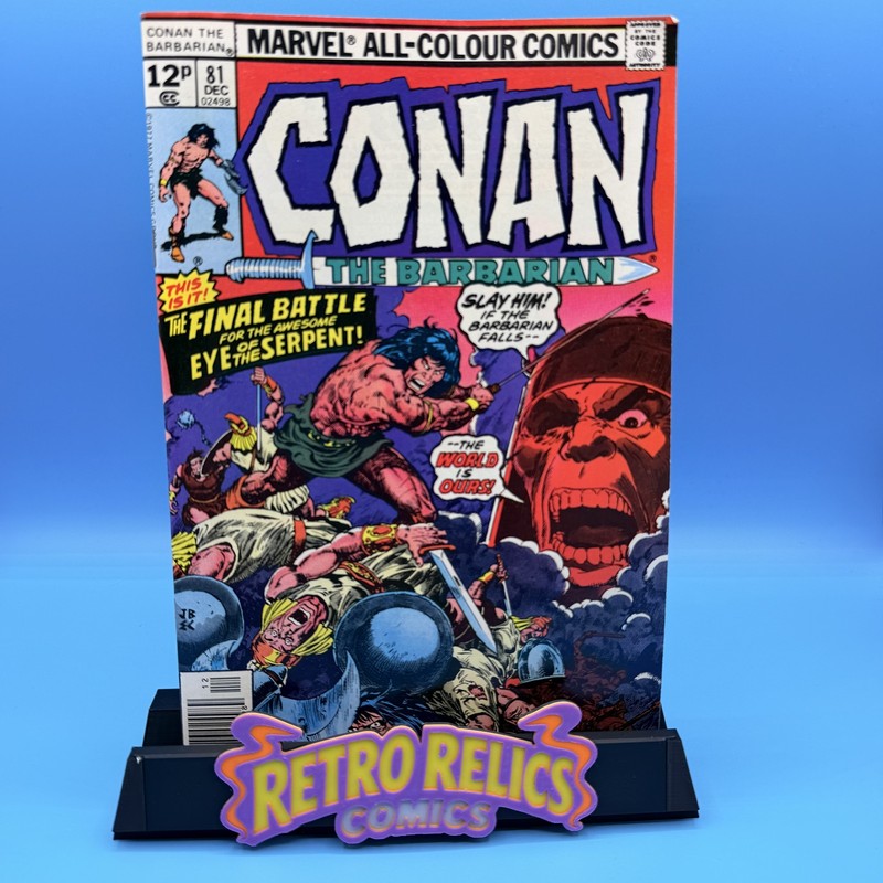 Conan the Barbarian #81 Marvel Comics 1977 Roy Thomas John Buscema VF Comic