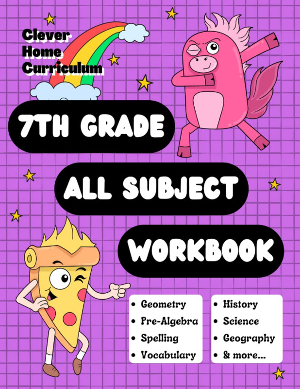 7th Grade All Subject Workbook: Grade 7 All-In-One Workbook (Homeschool 7th Grad gallery
