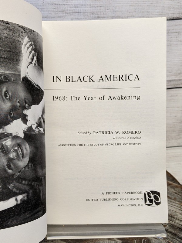 In Black America - 1968 The Year of Awakening by Pat Romero 1969 Paperback gallery