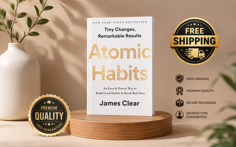 Atomic Habits by James Clear Paperback Self Help Personal Development Book