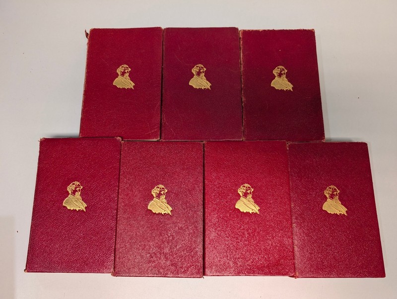 The Works of Charles Dickens 14 Volumes Red Illustrated Set gallery
