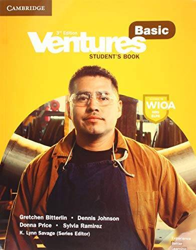 Ventures Basic Students Book – Paperback By Bitterlin, Gretchen – GOOD