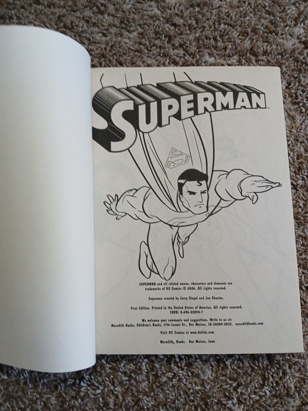 2) 2006 Superman Jumbo Coloring Color & Activity Books NEW Never Used Supergirl gallery