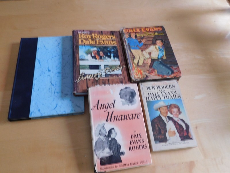 DALE EVANS ROGERS LOT OF 5 BOOKS: Picture album, Biographies, Novels: HC/PB Roy