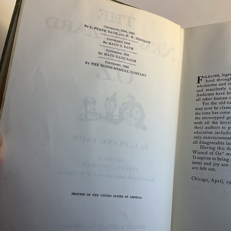 The New Wizard of Oz 1944 L Frank Baum gallery