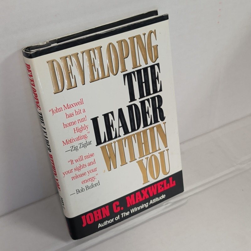 Developing the Leader Within You John C. Maxwell Hardcover 1993 Dust Jacket gallery