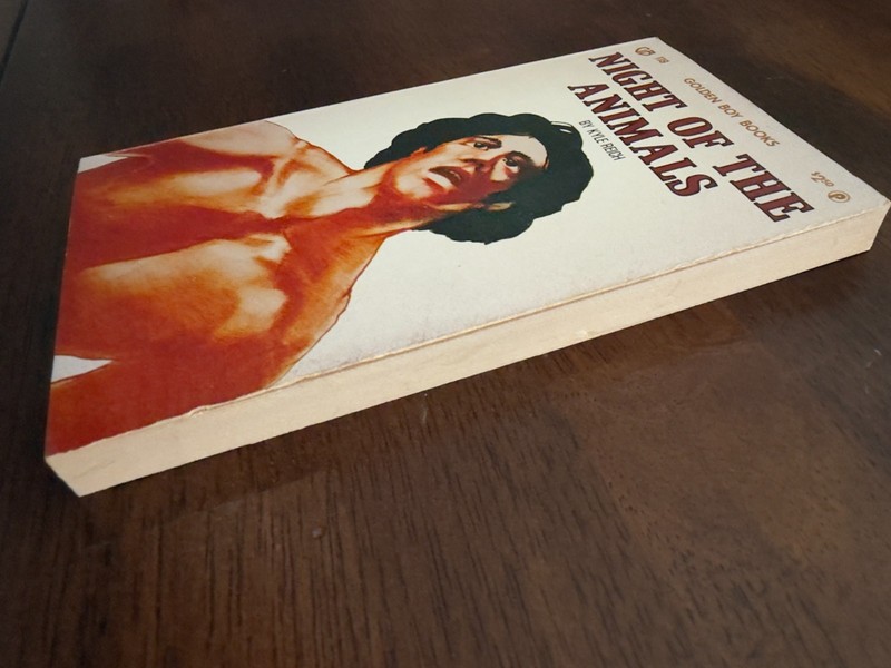 NIGHT OF THE ANIMALS by Kyle Reich, Arena Pub 1978 Gay Pulp, Golden Boy Books VG gallery