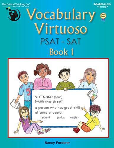 Vocabulary Virtuoso: PSAT-SAT Book 1 (Grades 8-12) – Paperback – GOOD