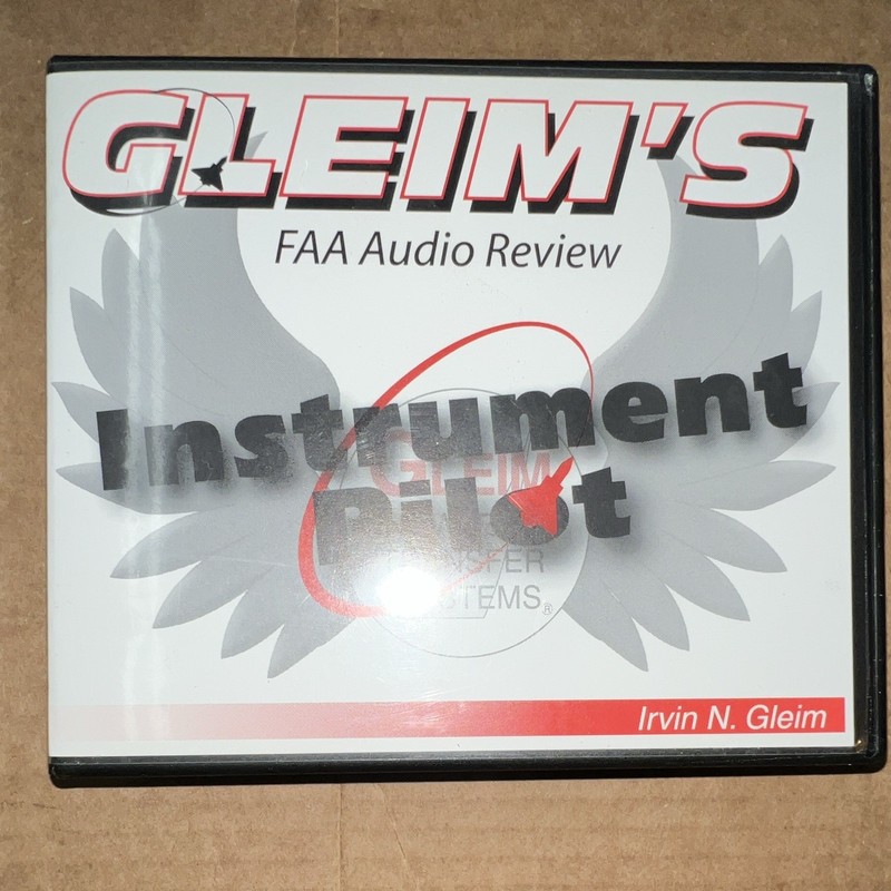 Gleim FAA Audio Review Instrument Pilot Audiobook Audio CD Set