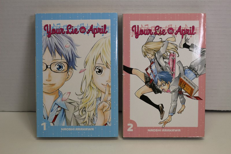 Your Lie in April Paperback Magna Naoshi Arakawa Volume 1 & 2