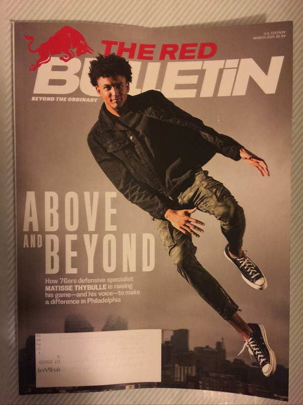The Red Bulletin Magazine March 2021 – 76ers MATISSE THYBULLE 98 PAGES