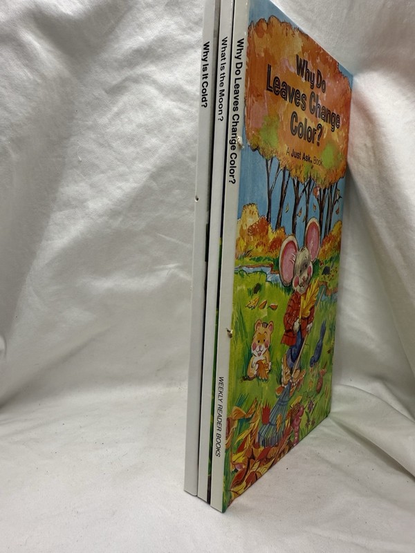 Just Ask book series. Weekly reader books. Three books total for sale gallery