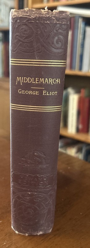 Middlemarch George Elliot c 1880 Syndicate, NY HC/ Leather Gilt Fine Binding