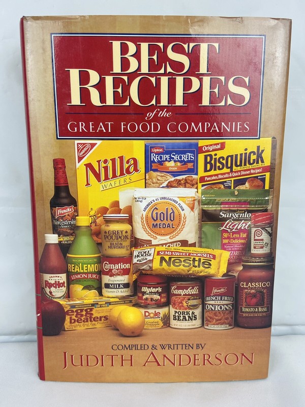 Vintage Cookbook: Best Recipes of the Great Food Companies 512 Pages HC Book