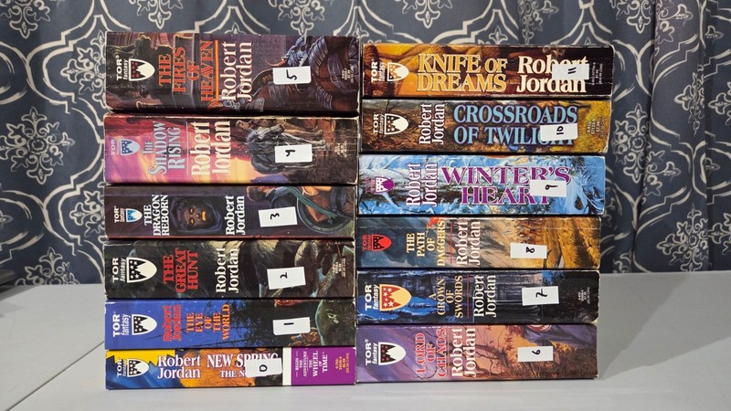 The Wheel of Time Books Set 0-11 Robert Jordan Paperback