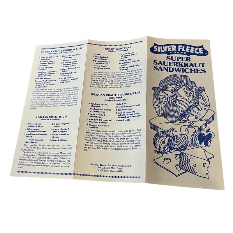 5 Vintage Sandwiches Recipe Booklets Fold Outs Ephemera Advertisements gallery