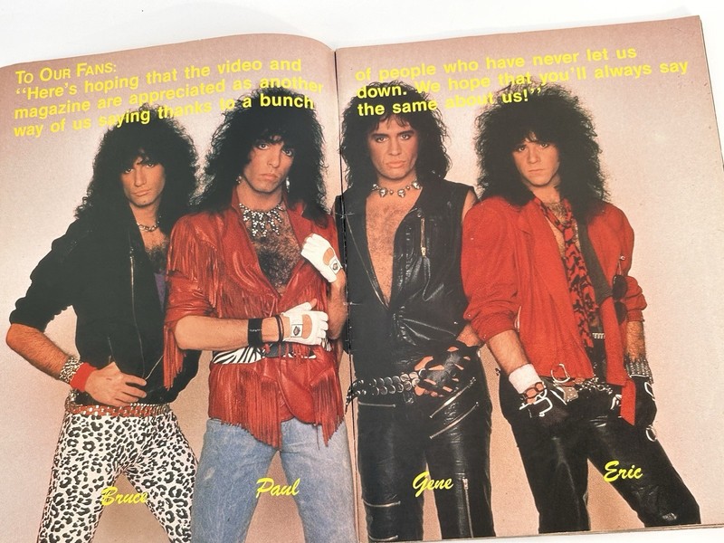 Vtg Rock Scene Spotlights #2 KISS Exposed Magazine July 1987 Collectors Edition gallery