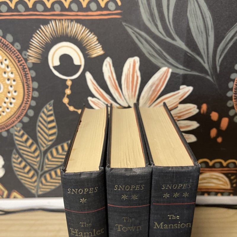 William Faulkner SNOPES Trilogy Boxed Set - The Hamlet, The Town, The Mansion gallery