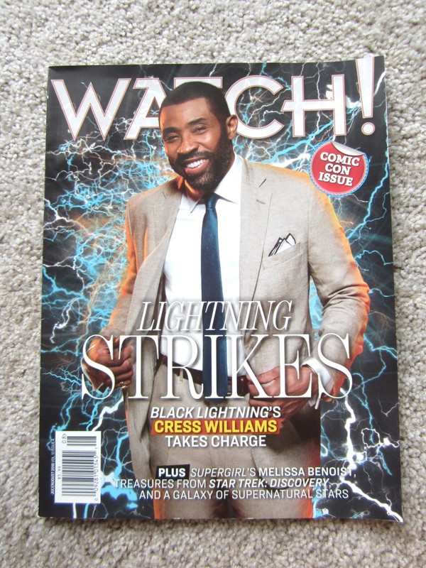 CBS Watch! Magazine Cress Williams Black Lightning July August 2018