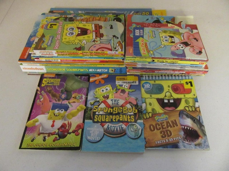 BIG Lot of (35) SPONGEBOB SQUAREPANTS Nickelodeon TV Series Cartoon Comic Books