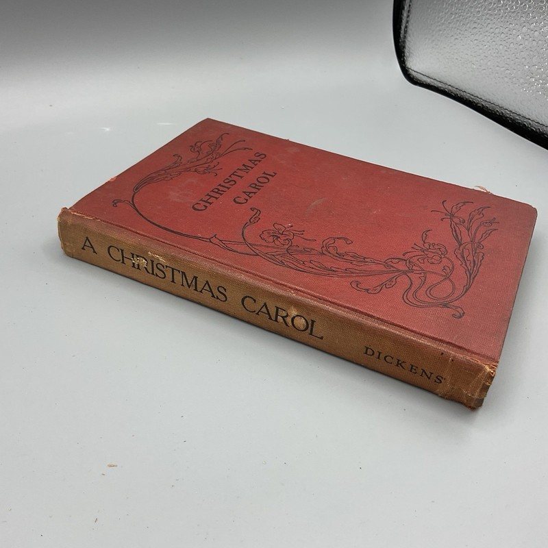 A Christmas Carol by Charles Dickens - Vintage Hardcover Book Early 20th Century gallery