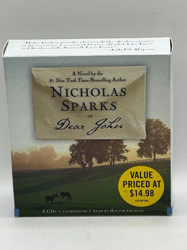 Audio Book Titled Dear John 8CDs Unabridged By Nicholas Sparks