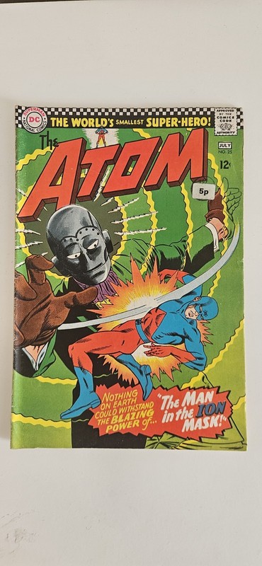 DC Comics The Atom #20 #24 #25 #36 Silver Age Comic Book Lot 1965-1968 gallery