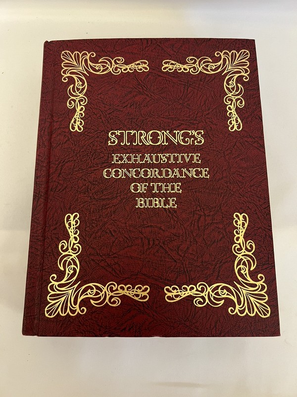 Strongs Exhaustive Concordance Of The Bible Hardcover Over Sized Edition