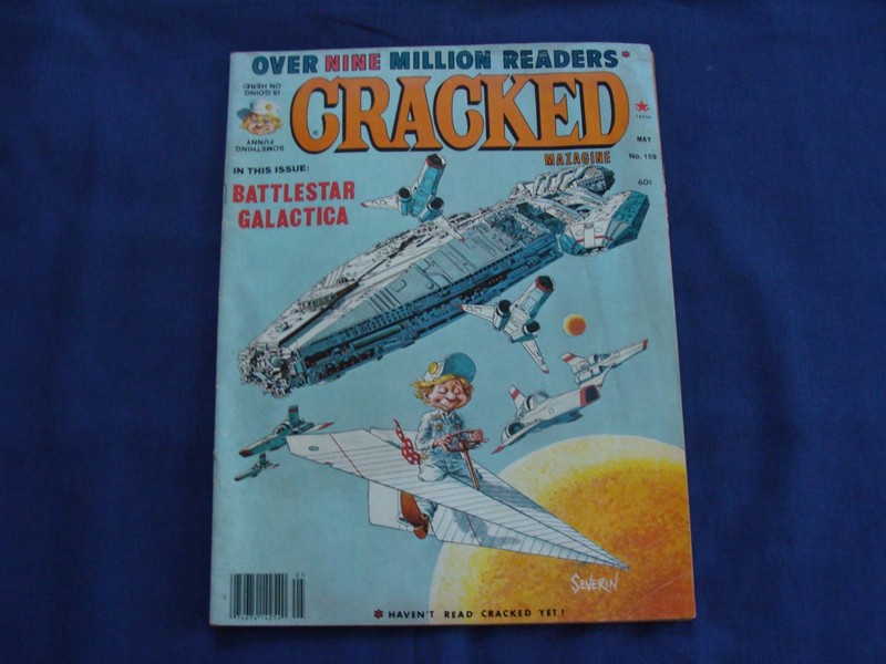 CRACKED MAGAZINE #159 VG/FN Major Magazines Inc. 1979 Battlestar Galactica