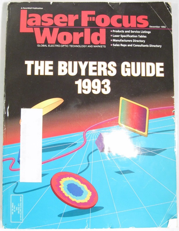 PennWell Laser Focus World December 1992 The Buyers Guide 1993 Volume 28