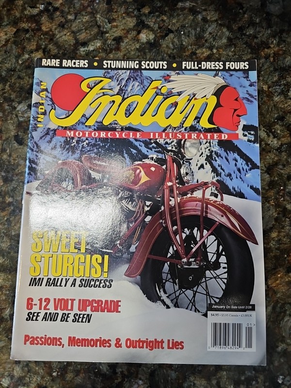 Indian Motorcycle Illustrated Magazine Lot Magazines 8 Issues 1994-96 gallery