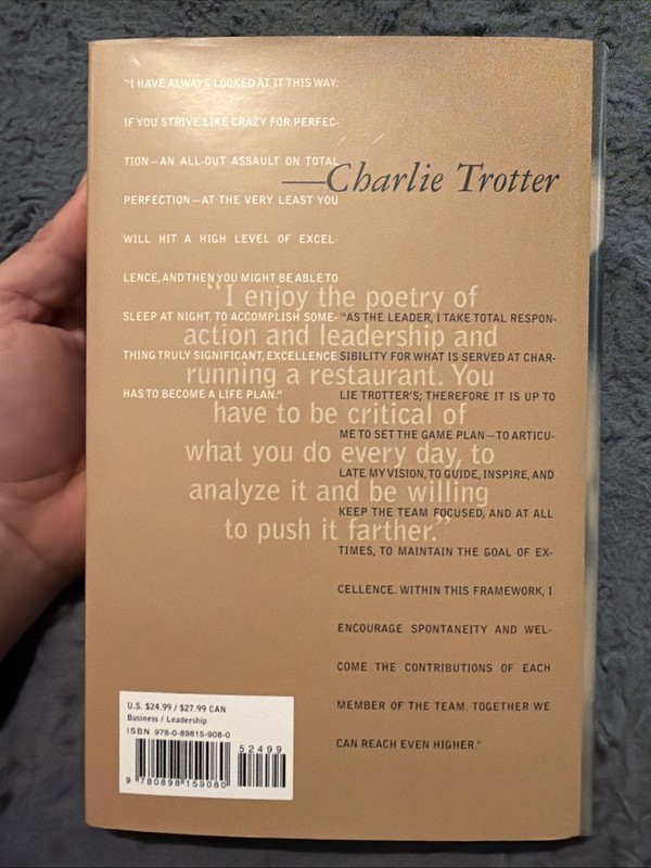 Lessons in Excellence from Charlie Trotter. NEW C-150 gallery