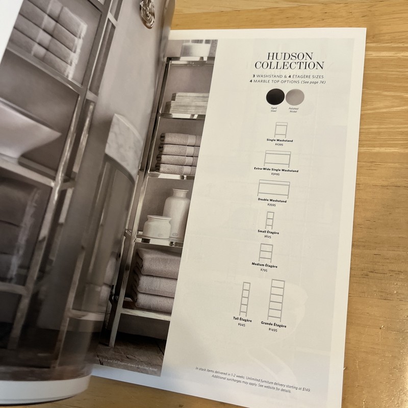 Restoration Hardware Bath Catalog Source Book 2014 Interior Design gallery