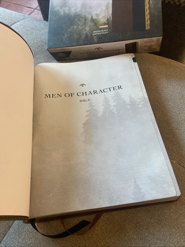 Csb Bibles by H CSB Men of Character Bible, Revised (Leather Bound) Brown gallery