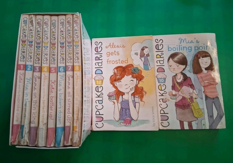 Cupcake Diaries 10 In All 1-8 & 10 & 12 By Coco Simon Middle School Paperbacks