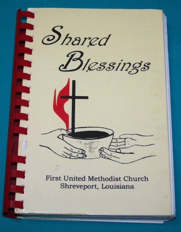 First United Methodist Church Shreveport LA 1998 Cookbook 700 recipes 366 pages
