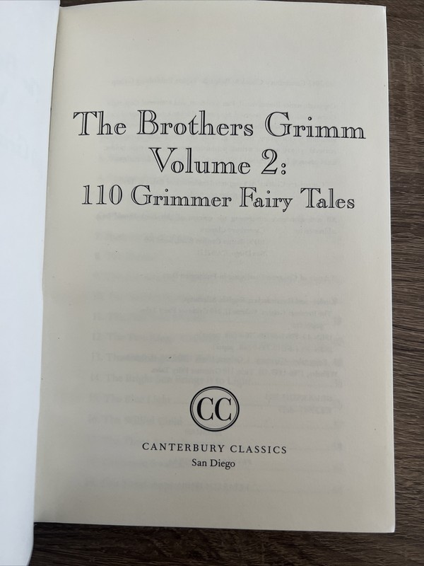 Word Cloud Classics Ser.: The Brothers Grimm Volume II: 110 Grimmer Fairy Tales gallery