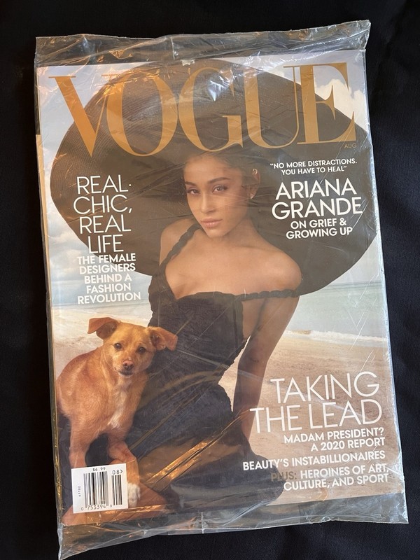 Ariana Grande Vogue Magazine New NIP Fashion Beauty Trends Style Make-Up 2019